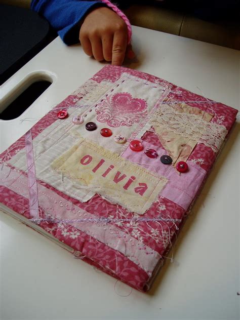Charlotte Scott Textile Artist Fabric Book Cover Tutorial