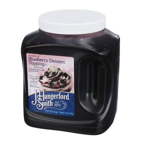 Blueberry Topping Wide Mouth Jugs Conagra Foodservice