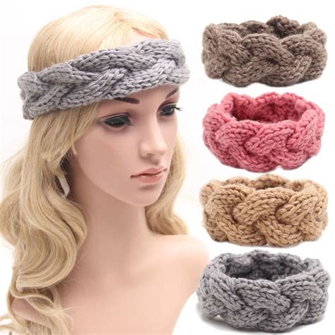 Wholesale Knitted Headband Knit Hair Band Turban Headband Knitted Ear