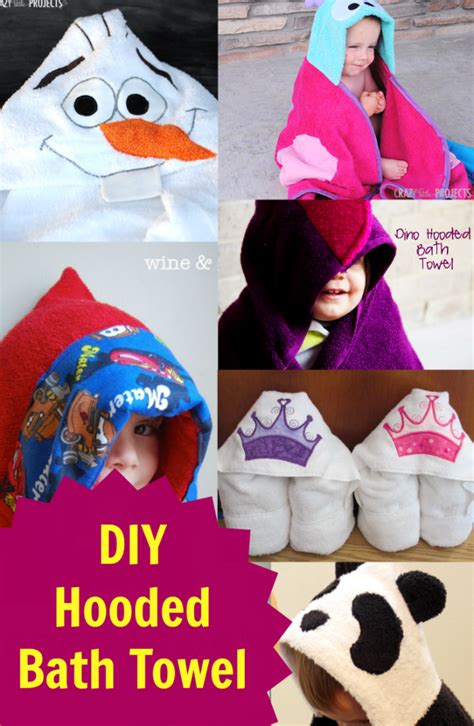 Todays Diy Craft Is Very Fun I Adore These Very Cute Hooded Bath