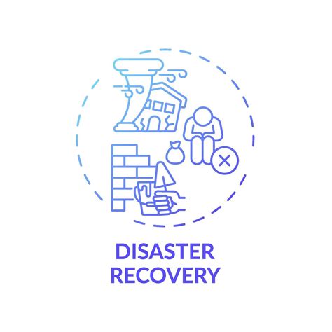 Disaster Recovery Concept Icon 2210129 Vector Art At Vecteezy