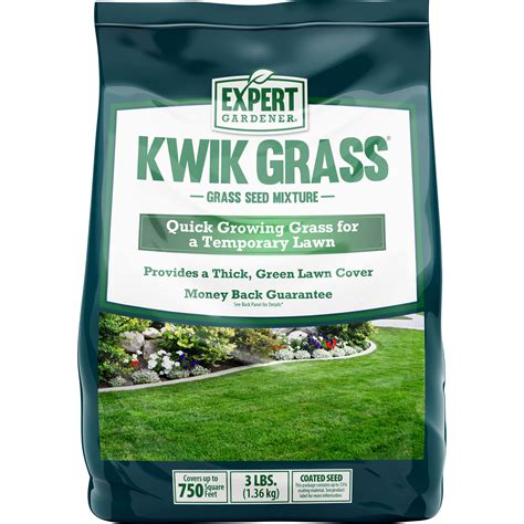 Expert Gardener Kwik Grass Seed Mix For Sun To Partial Shade 3 Lb