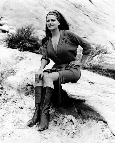 Claudia Cardinale 8x10 Photo Boots On Rock The Professionals Ebay