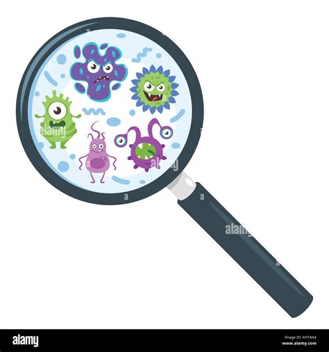 Vector Cartoon Bacteria Set On Cut Out Stock Images And Pictures Alamy