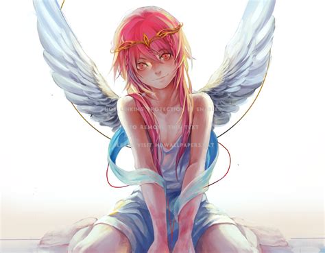 Angelic Wings Cute Girl Female Anime Hd Wallpaper 1539259