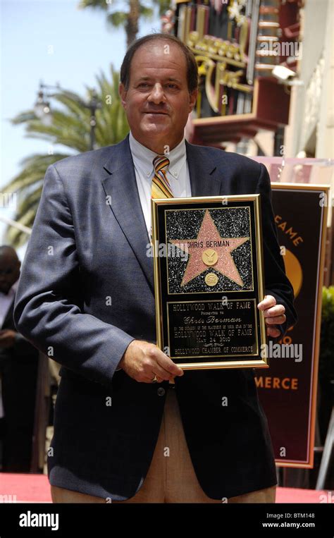 Star On The Hollywood Walk Of Fame Ceremony For Espns Chris Berman