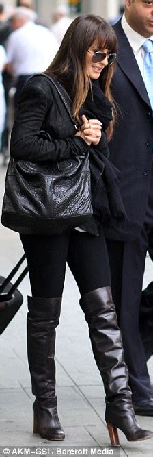 garment quality control service glee s lea michele wears two pairs of sexy leather boots in one