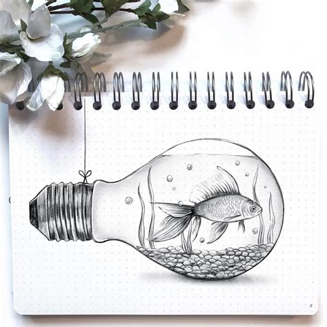 If You Can Draw A Fish Inside A Light Bulb Then Always Draw A Fish