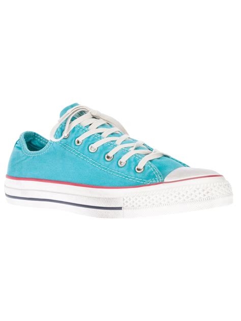 Converse Lace Up Trainer In Blue Turquoise Lyst