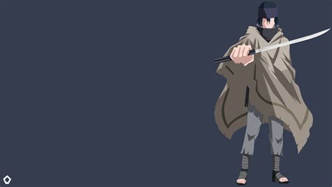 Find sasuke pictures and sasuke photos on desktop nexus. Sasuke Uchiha|Naruto|Minimalist Wallpaper by Darkfate17 on ...