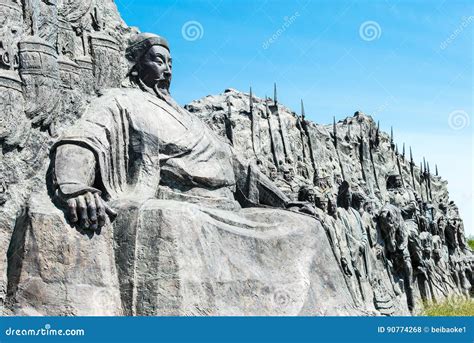 Kublai Khan Statue At Site Of Xanadu World Heritage Site A Famous
