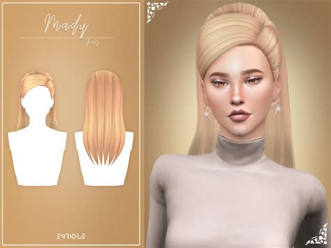 Enriques4 Mady Hairstyle New Mesh 18 Ea Swatches — Enrique