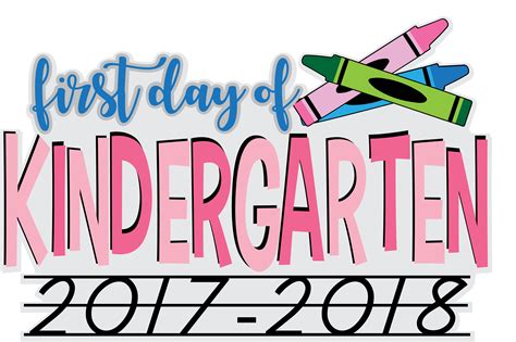 First Day Of Kindergarten Clipart At Getdrawings Free Download