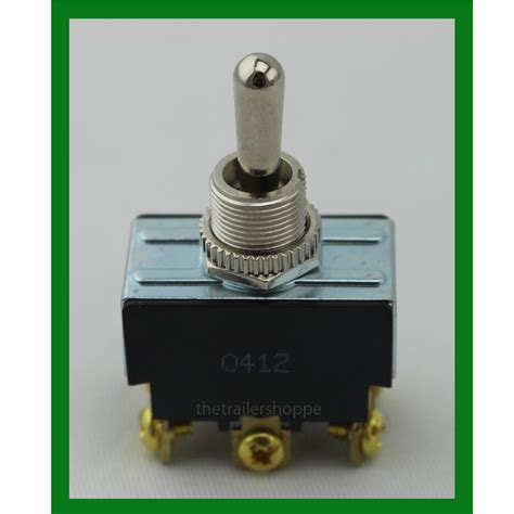12v Double Pole Double Throw 20 Amp Toggle Switch The Trailer Shoppe