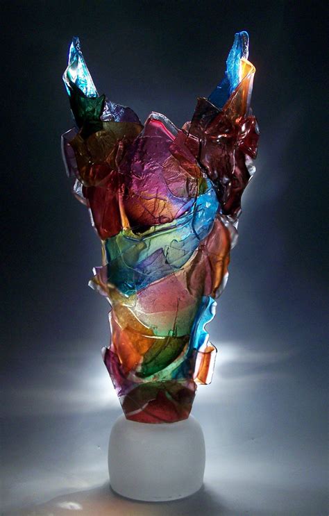 Harlequin By Caleb Nichols This Art Glass Sculpture Was Created Using A Mix Of Techniques