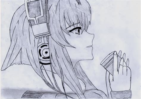 Pencil Drawing Of Cute Anime Girls Drawing Cute Anime Girls For