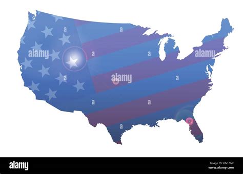 Mapa De La Bandera Americana Fotografías E Imágenes De Alta Resolución Alamy