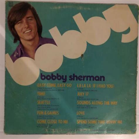 Bobby Sherman Bobby Bobby Bobby 1971 Lp Album 3938427493