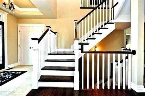 The deck guardrail height should be a minimum of 36 inches, as measured from . Height Of Balcony Railing Code in 2020 | Stair railing ...