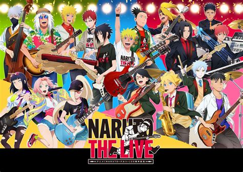 アニメ『naruto ナルト 』20周年記念『naruto The Live』ナルトたちがバンドを結成したイベントビジュアル公開 Musicman