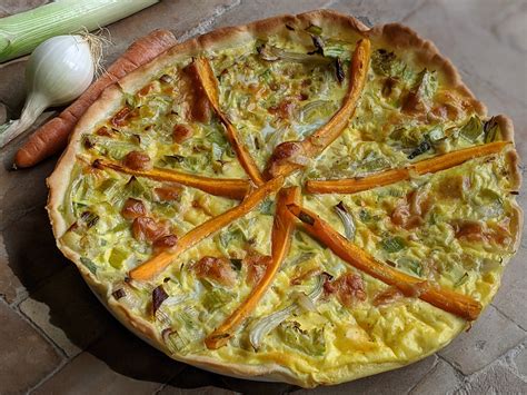 Recette Tarte légère aux légumes d automne