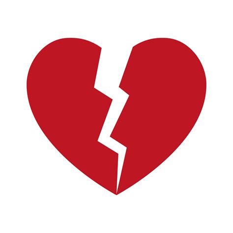 Broken Heart Vector Art Icons And Graphics For Free Download