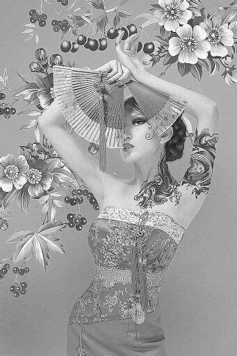 Pin di Petra Pastoor su kleurplaten Geisha giapponese, Ragazza