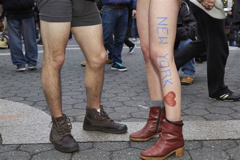 The 14th Annual No Pants Subway Ride In New York City