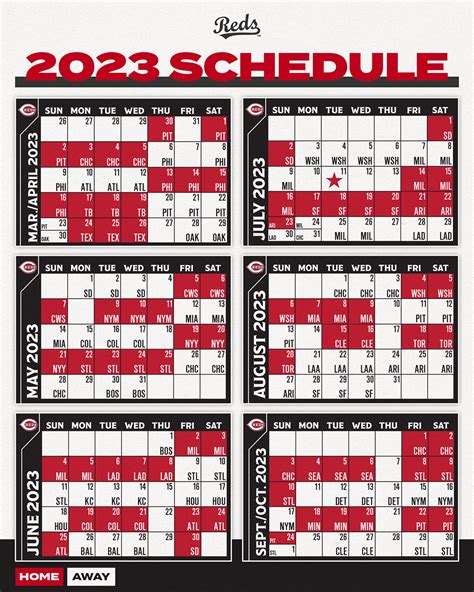 Cincinnati Reds Schedule 2023 Printable Printable World Holiday
