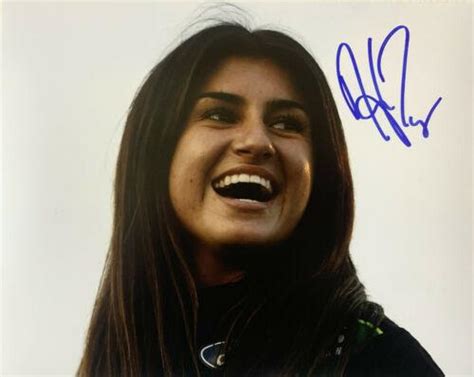 Hailie Deegan Hand Signed 8x10 Photo Nascar Driver Autograph Authentic