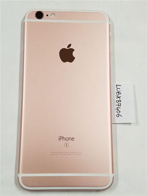 Apple Iphone 6s Plus Verizon Rose Gold 64gb A1687 Lubx87406 Swappa