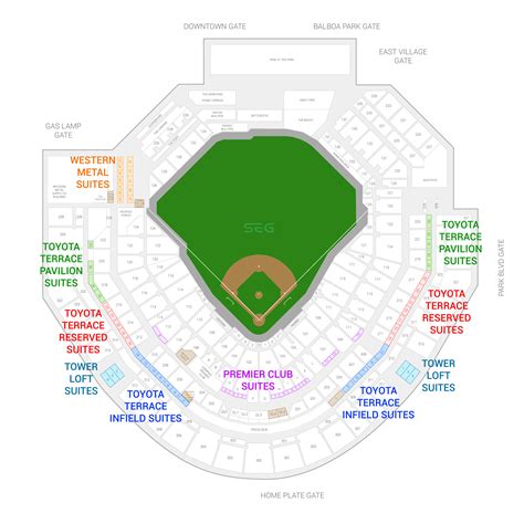 San Diego Padres Suite Rentals | Petco Park