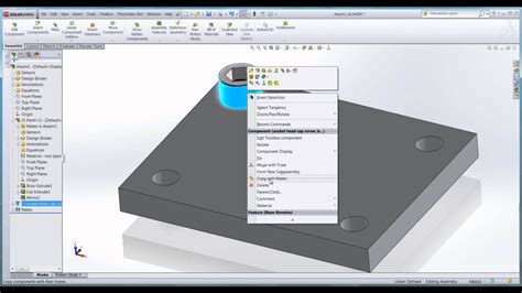 Copy With Mates In Solidworks Youtube