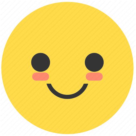 Blush Emoji Emoticon Emotions Expression Face Smile Icon