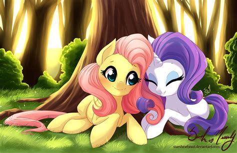 Fluttershy X Rarity My Little Pony Shipping Is Magic Fanpop