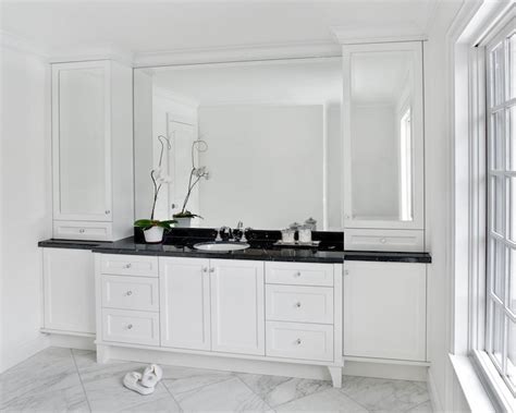 As the picture shows, brown granite countertop has white and black specks. Black Marble Countertops - Contemporary - bathroom - Caden ...