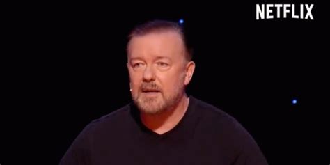 New Ricky Gervais Netflix Special Triggers Woke Scolds Because Of Anti Trans Joke Video