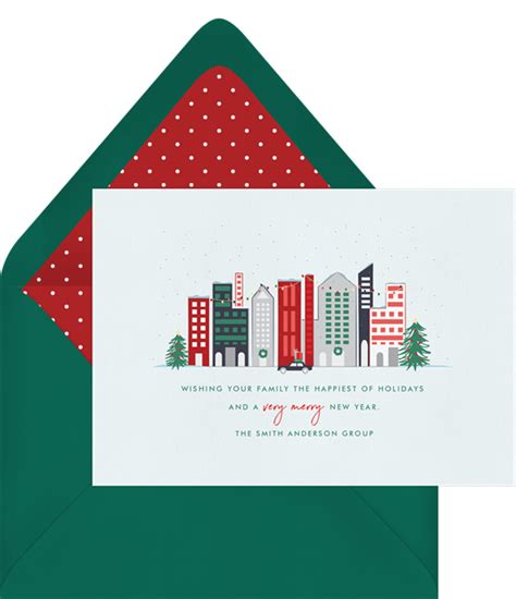 Business Holiday Cards | Greenvelope.com | Business holiday cards, Holiday design card, Holiday ...
