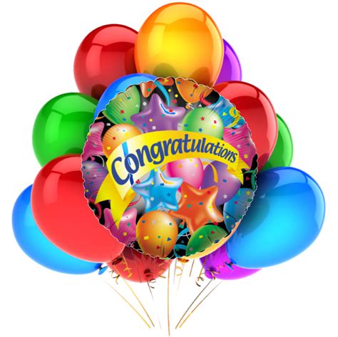 Congratulations Balloon Bouquet Premium 9 Mylars Congratulations