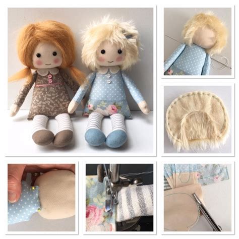 Rag Doll Pattern Pdf Cloth Doll Pattern Make Your Own Rag Etsy Uk