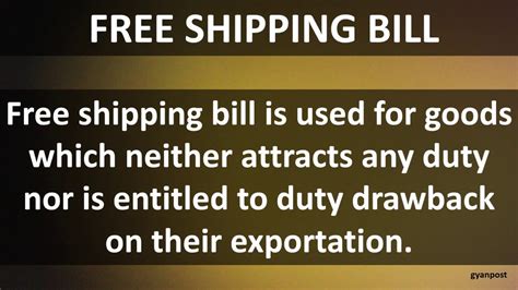 IMPORTANCE AND TYPES OF SHIPPING BILLS YouTube