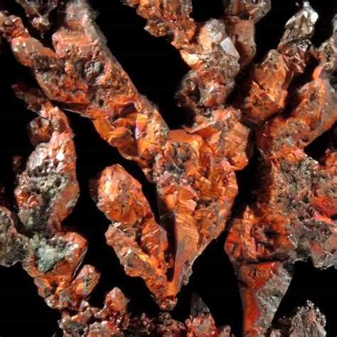 Photographs of mineral No. 73689: Copper (naturally crystallized native copper) from Mountain ...