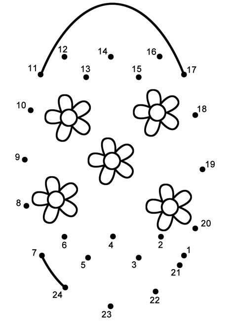 Try printing these cards on colorful paper. Easter Egg - Connect the Dots, count by 1's (Easter)