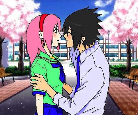 Sasusaku Kiss By Demon Twin On Deviantart