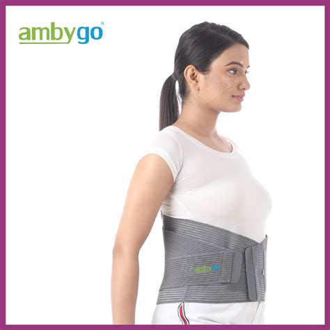 Sacro Lumbar Brace Belt Contoured Premium Ambygo® India