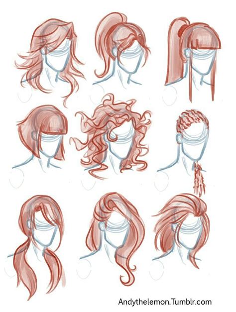 Włosy Hair Reference Art Reference Poses Library Reference Long Hair