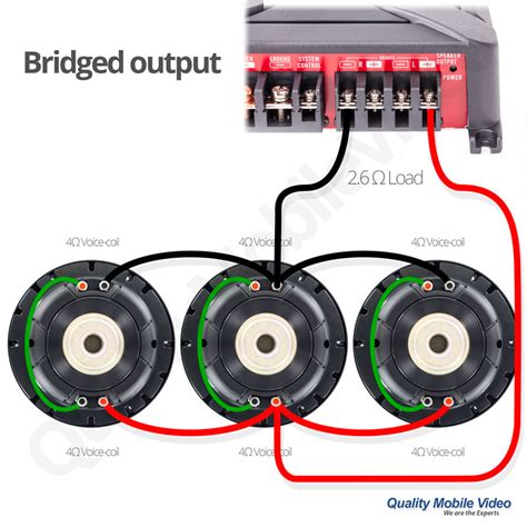 We decide to discuss this dual voice coil wiring diagram pic here simply because based on facts coming from google search engine, its one of many top queries keyword on google. Subwoofer Impedance and amplifier output - Quality Mobile Video Blog