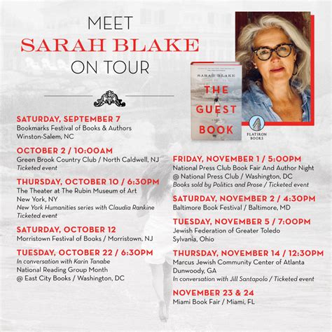 Events Sarah Blake