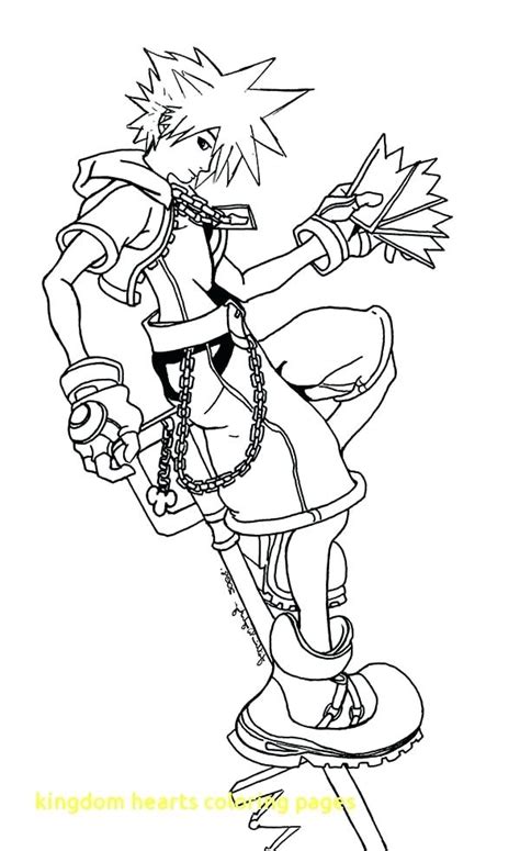 Roxas Coloring Page Coloring Pages